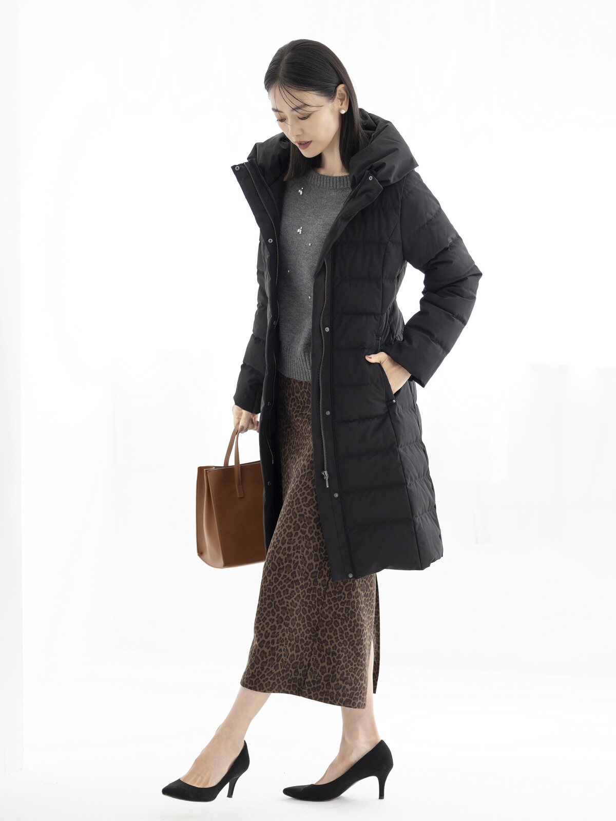 LOOK 08 真冬の日も、あたたかく軽やかに。